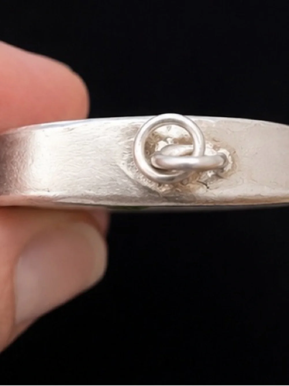 Vintage Handcrafted Broken China Pendant | Silver-Plated Artisan Jewelry